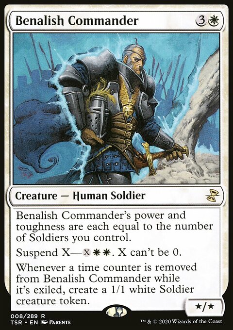 Benalish Commander, Time Spiral Remastered #8, Magic: The Gathering card