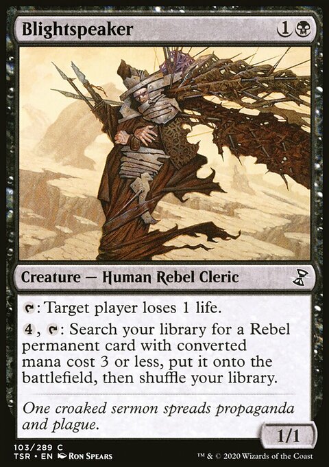 Blightspeaker, Time Spiral Remastered #103, Magic: The Gathering card