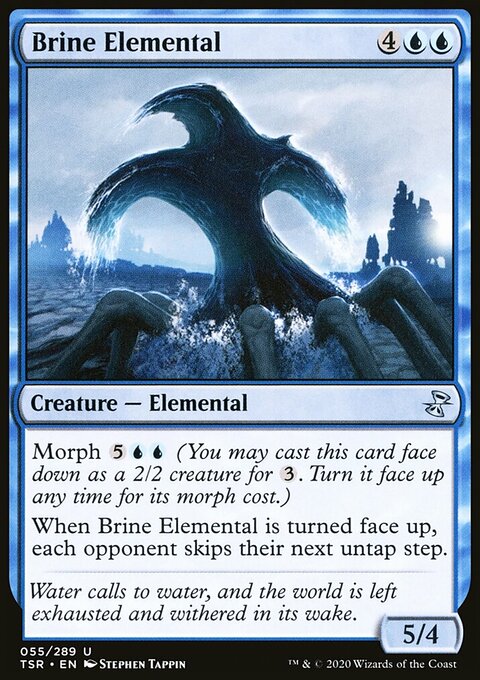 Brine Elemental, Time Spiral Remastered #55, Magic: The Gathering card