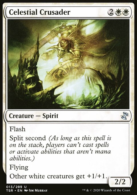 Celestial Crusader, Time Spiral Remastered #13, Magic: The Gathering card