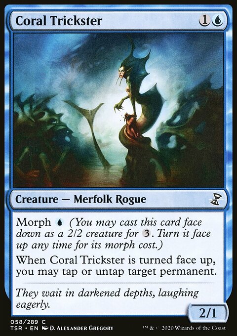 Coral Trickster, Time Spiral Remastered #58, Magic: The Gathering card