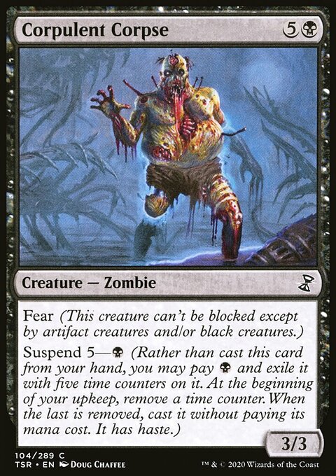Corpulent Corpse, Time Spiral Remastered #104, Magic: The Gathering card
