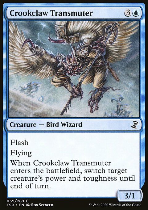 Crookclaw Transmuter, Time Spiral Remastered #59, Magic: The Gathering card