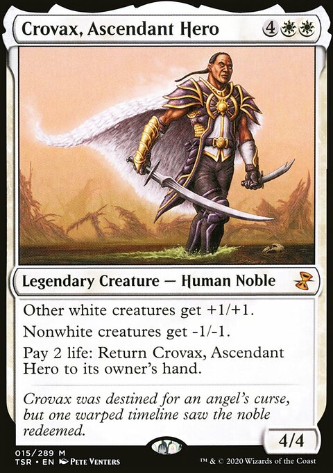 Crovax, Ascendant Hero, Time Spiral Remastered #15, Magic: The Gathering card