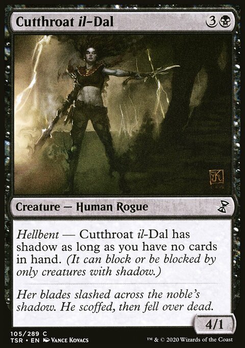 Cutthroat il-Dal, Time Spiral Remastered #105, Magic: The Gathering card