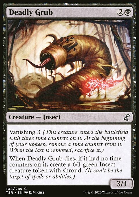 Deadly Grub, Time Spiral Remastered #108, Magic: The Gathering card