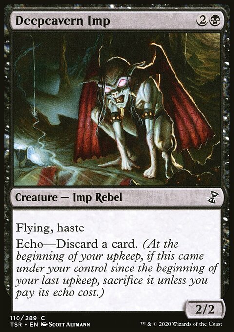Deepcavern Imp, Time Spiral Remastered #110, Magic: The Gathering card