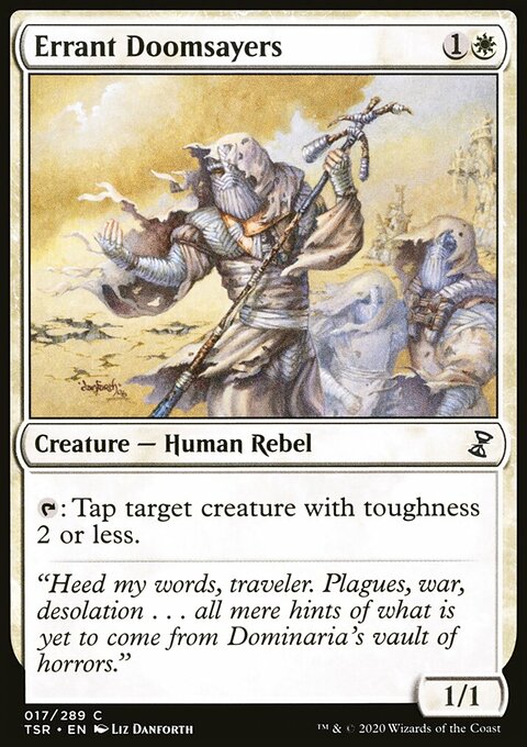 Errant Doomsayers, Time Spiral Remastered #17, Magic: The Gathering card
