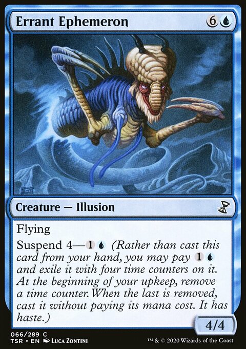 Errant Ephemeron, Time Spiral Remastered #66, Magic: The Gathering card