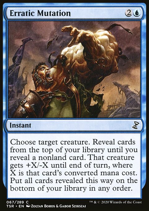 Erratic Mutation, Time Spiral Remastered #67, Magic: The Gathering card