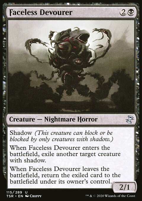 Faceless Devourer, Time Spiral Remastered #115, Magic: The Gathering card