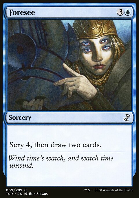 Foresee, Time Spiral Remastered #69, Magic: The Gathering card