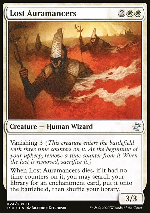 Lost Auramancers, Time Spiral Remastered #24, Magic: The Gathering card
