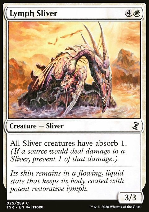 Lymph Sliver, Time Spiral Remastered #25, Magic: The Gathering card