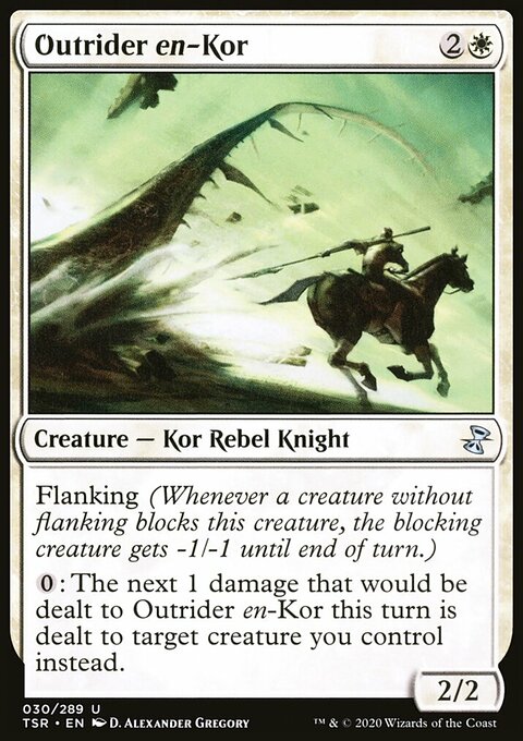 Outrider en-Kor, Time Spiral Remastered #30, Magic: The Gathering card