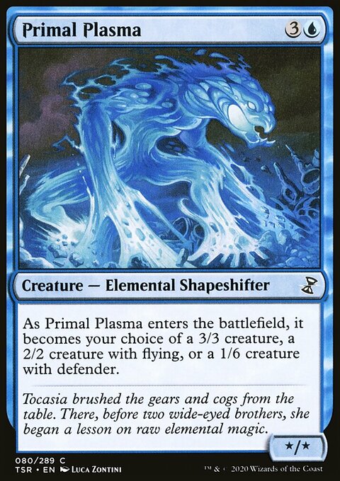 Primal Plasma, Time Spiral Remastered #80, Magic: The Gathering card