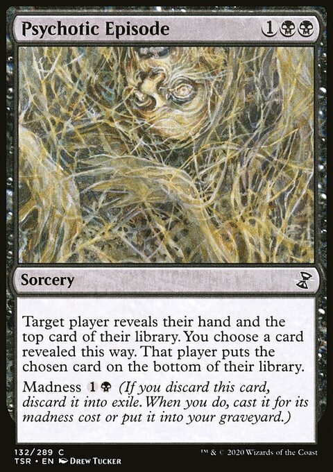 Psychotic Episode, Time Spiral Remastered #132, Magic: The Gathering card