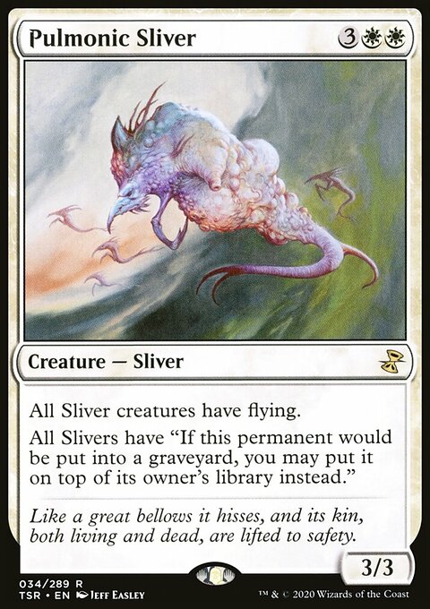 Pulmonic Sliver, Time Spiral Remastered #34, Magic: The Gathering card