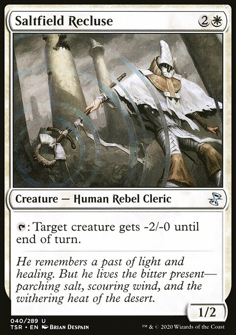 Saltfield Recluse, Time Spiral Remastered #40, Magic: The Gathering card