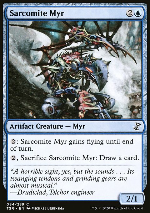 Sarcomite Myr, Time Spiral Remastered #84, Magic: The Gathering card
