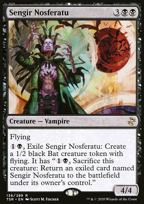 Sengir Nosferatu, Time Spiral Remastered #136, Magic: The Gathering card