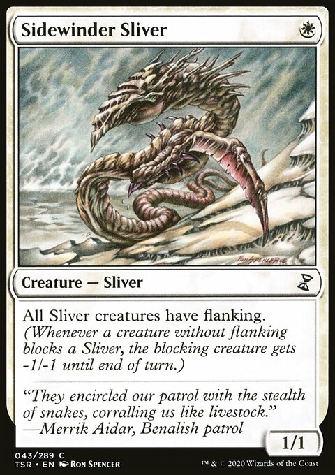 Sidewinder Sliver, Time Spiral Remastered #43, Magic: The Gathering card