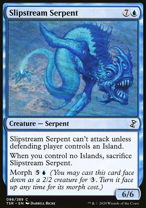 Slipstream Serpent, Time Spiral Remastered #86, Magic: The Gathering card