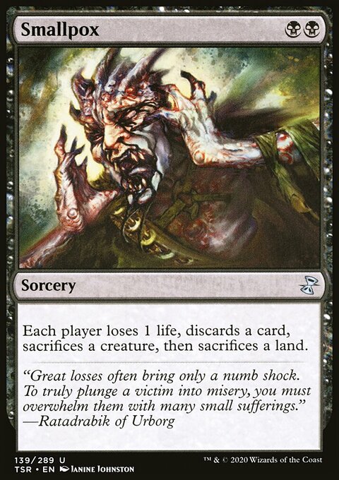 Smallpox, Time Spiral Remastered #139, Magic: The Gathering card