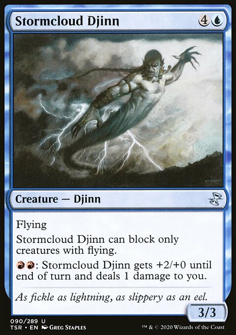 Stormcloud Djinn, Time Spiral Remastered #90, Magic: The Gathering card