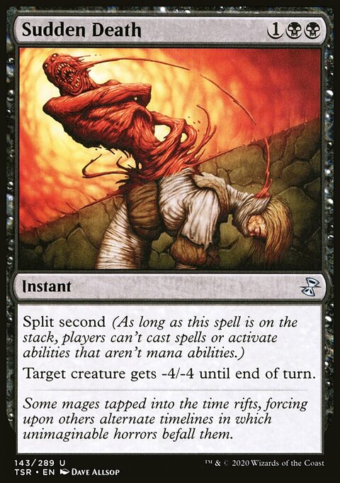 Sudden Death, Time Spiral Remastered #143, Magic: The Gathering card