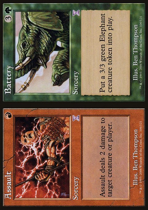 Assault // Battery, Time Spiral Timeshifted #106, Magic: The Gathering card