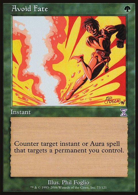 Avoid Fate, Time Spiral Timeshifted #73, Magic: The Gathering card