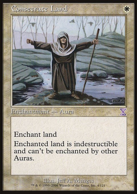 Consecrate Land, Time Spiral Timeshifted #4, Magic: The Gathering card