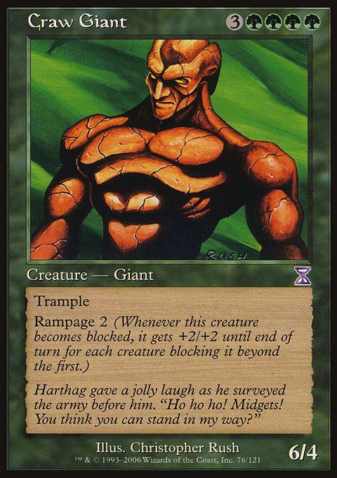 Craw Giant, Time Spiral Timeshifted #76, Magic: The Gathering card