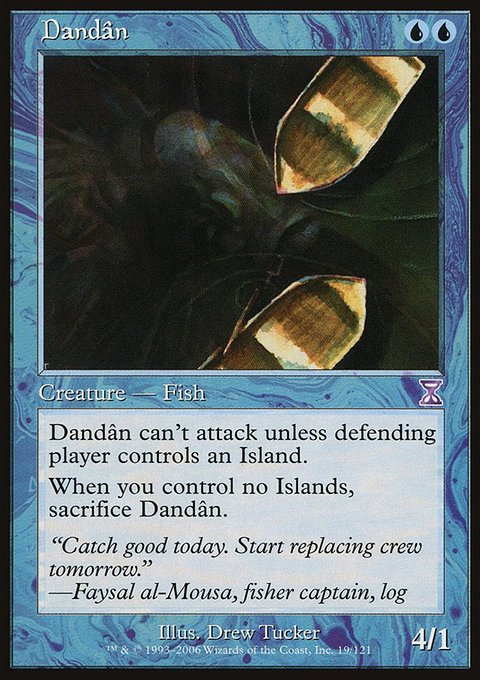 Dandân, Time Spiral Timeshifted #19, Magic: The Gathering card