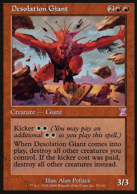 Desolation Giant, Time Spiral Timeshifted #57, Magic: The Gathering card