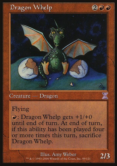 Dragon Whelp, Time Spiral Timeshifted #59, Magic: The Gathering card