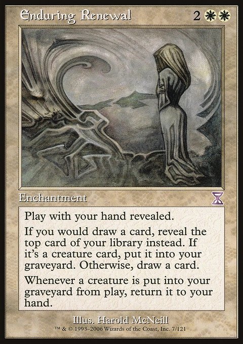 Enduring Renewal, Time Spiral Timeshifted #7, Magic: The Gathering card