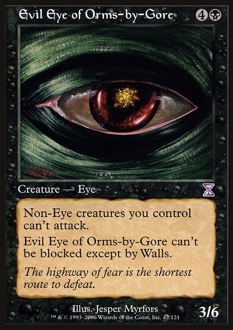 Evil Eye of Orms-by-Gore, Time Spiral Timeshifted #42, Magic: The Gathering card