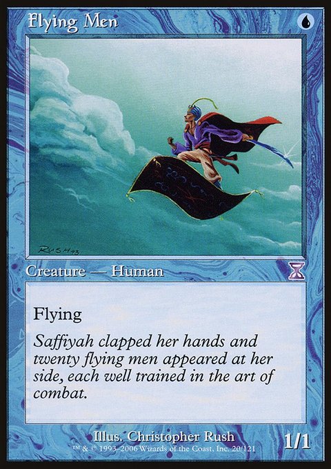 Flying Men, Time Spiral Timeshifted #20, Magic: The Gathering card