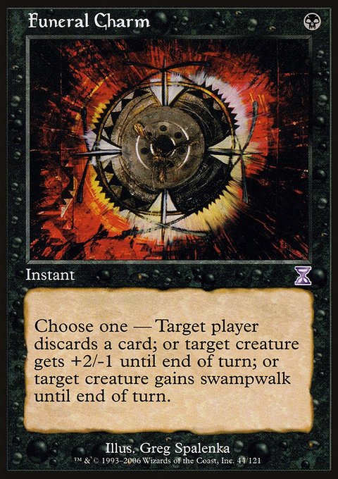 Funeral Charm, Time Spiral Timeshifted #44, Magic: The Gathering card
