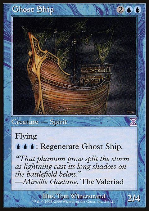 Ghost Ship, Time Spiral Timeshifted #21, Magic: The Gathering card