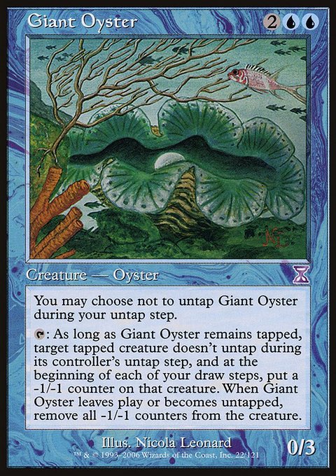 Giant Oyster, Time Spiral Timeshifted #22, Magic: The Gathering card