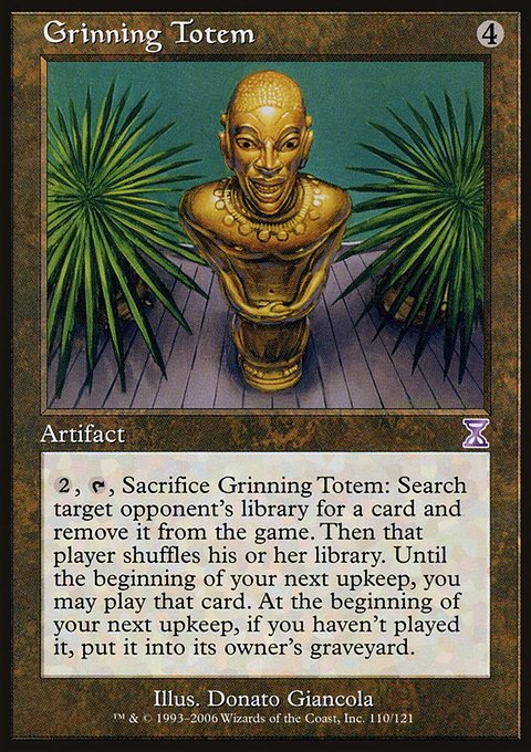 Grinning Totem, Time Spiral Timeshifted #110, Magic: The Gathering card