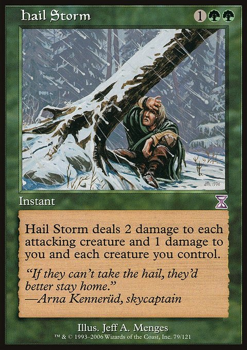 Hail Storm, Time Spiral Timeshifted #79, Magic: The Gathering card