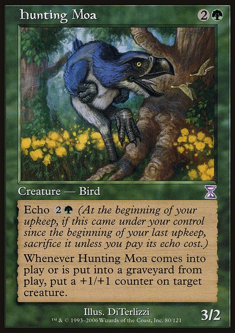 Hunting Moa, Time Spiral Timeshifted #80, Magic: The Gathering card