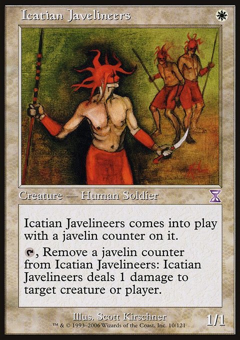 Icatian Javelineers, Time Spiral Timeshifted #10, Magic: The Gathering card