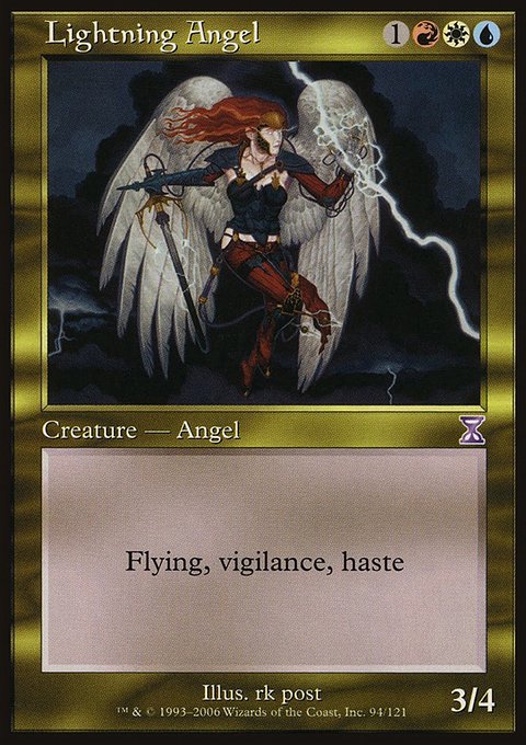 Lightning Angel, Time Spiral Timeshifted #94, Magic: The Gathering card
