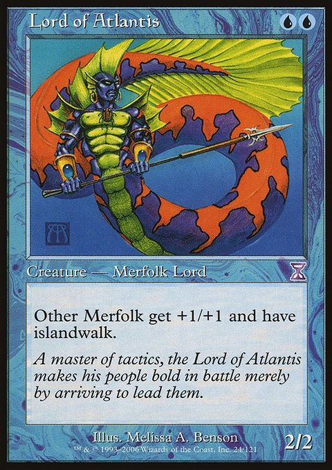 Lord of Atlantis, Time Spiral Timeshifted #24, Magic: The Gathering card