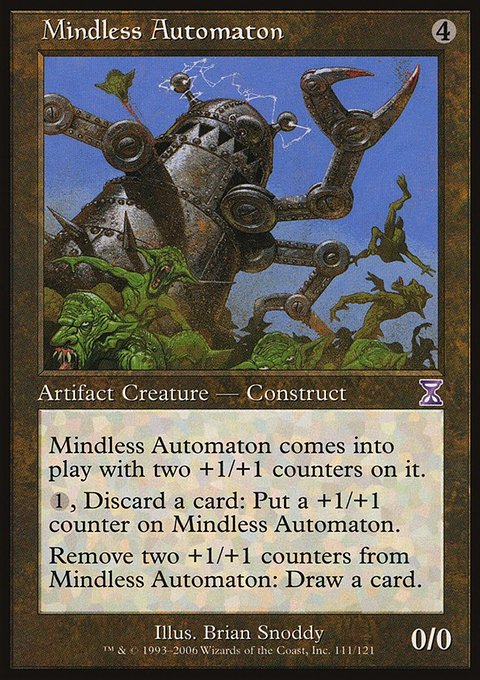 Mindless Automaton, Time Spiral Timeshifted #111, Magic: The Gathering card